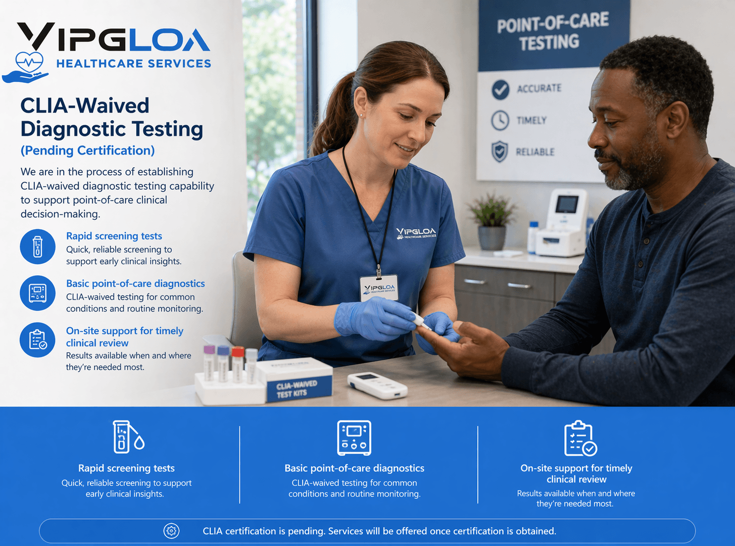 CLIA-Waived Diagnostic Testing